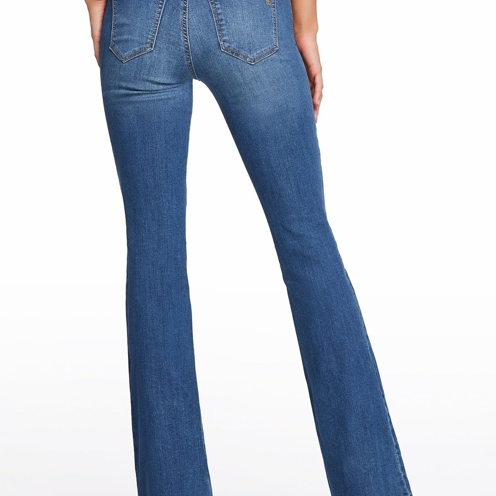 Jessica Simpson Blue Flare Wide Leg Jeans - Picture 2 of 11